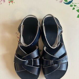 Navy Blue Sun San Salt Water Sandals for Kids
